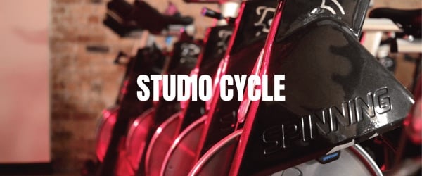 Cycling studio at Chicago Gym 