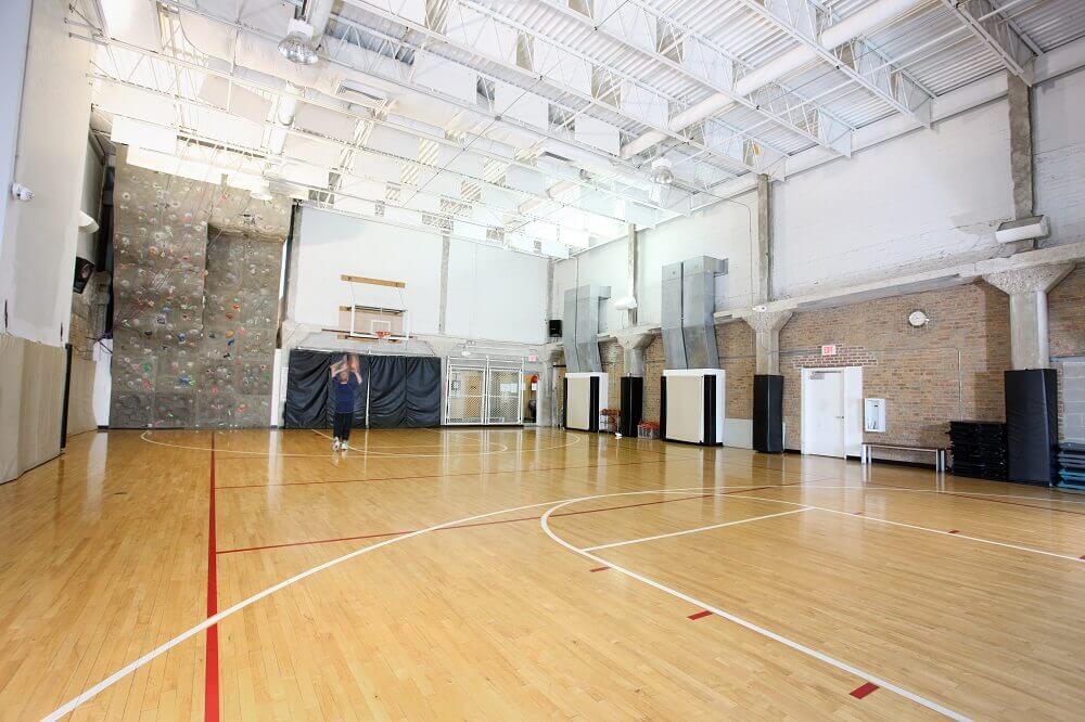 CAC-r- basketball court evanston gym