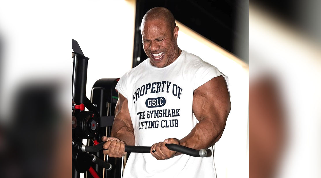 Phil Heath Working out his biceps