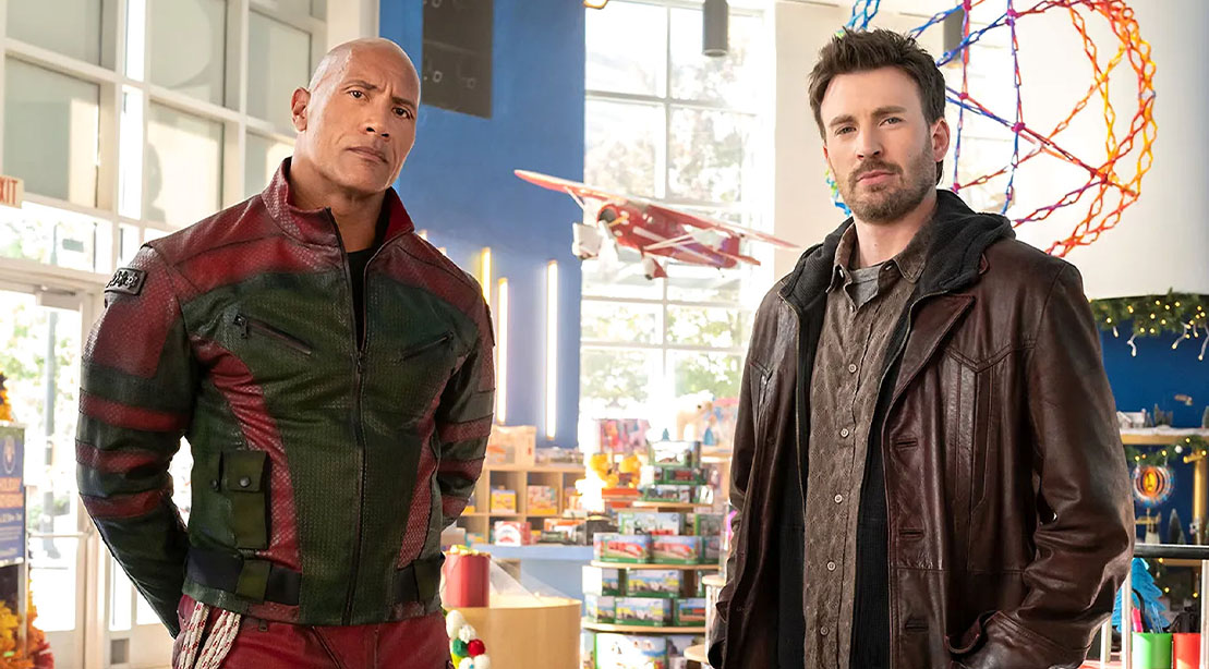 The Rock and Chris Evans appearing in Red One Movie